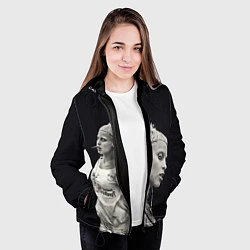 Куртка с капюшоном женская Die Antwoord: Black Girl, цвет: 3D-черный — фото 2