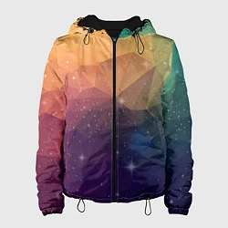 Куртка с капюшоном женская Polygon Star, цвет: 3D-черный