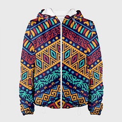 Куртка с капюшоном женская Африка, цвет: 3D-белый