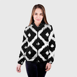 Куртка с капюшоном женская Mesh, цвет: 3D-черный — фото 2