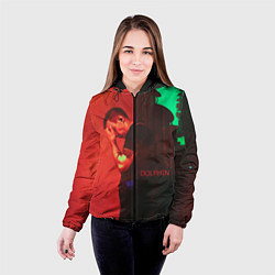 Куртка с капюшоном женская Dolphin Pain, цвет: 3D-черный — фото 2