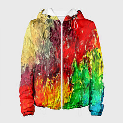 Куртка с капюшоном женская Mixcolor, цвет: 3D-белый