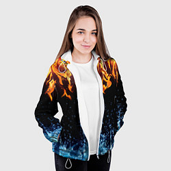 Куртка с капюшоном женская Две стихии, цвет: 3D-белый — фото 2