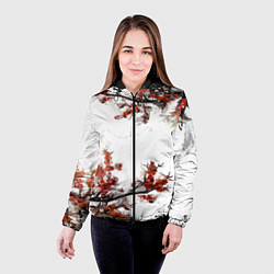 Куртка с капюшоном женская САКУРА, цвет: 3D-черный — фото 2