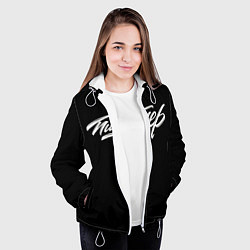 Куртка с капюшоном женская Чисто Питер, цвет: 3D-белый — фото 2