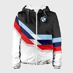 Куртка с капюшоном женская BMW M SPORT, цвет: 3D-белый