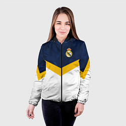 Куртка с капюшоном женская Real Madrid FC: Sport, цвет: 3D-черный — фото 2