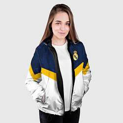 Куртка с капюшоном женская Real Madrid FC: Sport, цвет: 3D-черный — фото 2