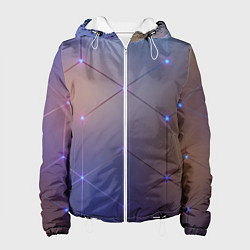 Куртка с капюшоном женская НЕЙРОННАЯ СЕТЬ NEURAL NETWORK, цвет: 3D-белый