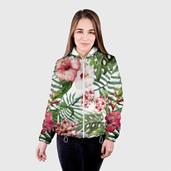 Куртка с капюшоном женская Таинственный остров, цвет: 3D-белый — фото 2
