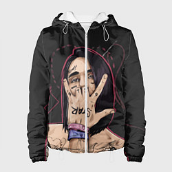 Куртка с капюшоном женская Face Star, цвет: 3D-белый