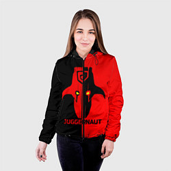 Куртка с капюшоном женская Juggernaut Blood, цвет: 3D-черный — фото 2