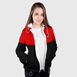 Куртка с капюшоном женская АC Milan: R&B Sport, цвет: 3D-белый — фото 2