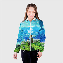Куртка с капюшоном женская Z-Link, цвет: 3D-белый — фото 2