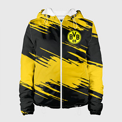 Куртка с капюшоном женская BVB 09: Yellow Breaks, цвет: 3D-белый