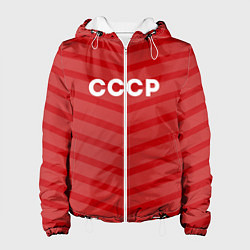 Куртка с капюшоном женская СССР, цвет: 3D-белый