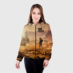 Куртка с капюшоном женская Far Cry 5: On Mars, цвет: 3D-черный — фото 2