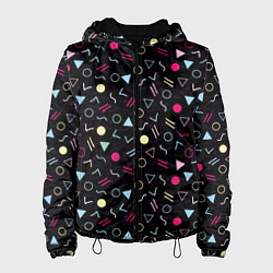 Куртка с капюшоном женская 80 Battaries, цвет: 3D-черный