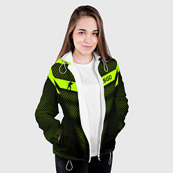 Куртка с капюшоном женская CS:GO Carbon Form, цвет: 3D-белый — фото 2
