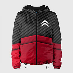 Куртка с капюшоном женская Citroen: Red Carbon, цвет: 3D-черный