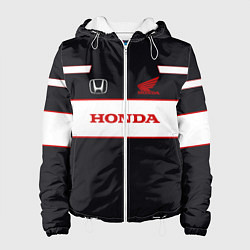 Куртка с капюшоном женская Honda Sport, цвет: 3D-белый