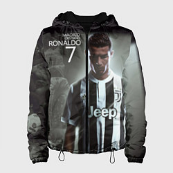Куртка с капюшоном женская RONALDO 7, цвет: 3D-черный