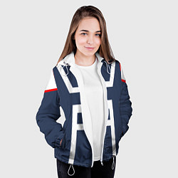 Куртка с капюшоном женская MHA U A SCHOOL, цвет: 3D-белый — фото 2