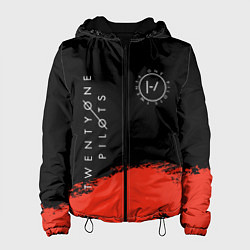 Женская куртка 21 Pilots: Red & Black