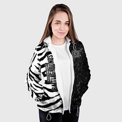 Куртка с капюшоном женская PUBG: Zebras Lifestyle, цвет: 3D-белый — фото 2
