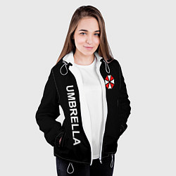 Куртка с капюшоном женская UMBRELLA CORP, цвет: 3D-белый — фото 2