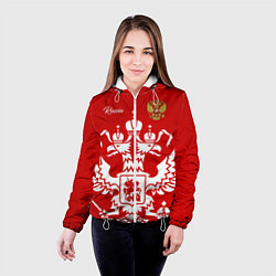 Куртка с капюшоном женская Red Russia, цвет: 3D-белый — фото 2