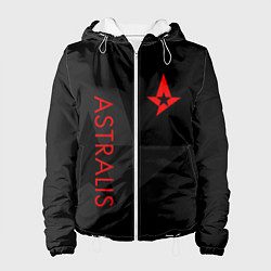Куртка с капюшоном женская Astralis: Dark Style, цвет: 3D-белый