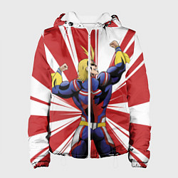 Куртка с капюшоном женская Всемогущий, цвет: 3D-белый