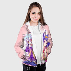 Куртка с капюшоном женская No Game No Life, цвет: 3D-белый — фото 2