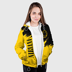 Куртка с капюшоном женская NIRVANA, цвет: 3D-белый — фото 2