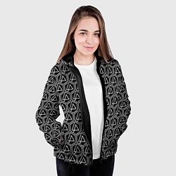 Куртка с капюшоном женская LINKIN PARK, цвет: 3D-черный — фото 2