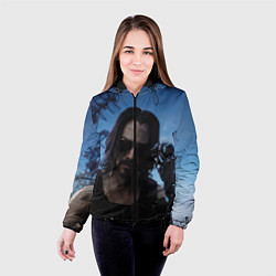 Куртка с капюшоном женская Киану Ривз, цвет: 3D-черный — фото 2