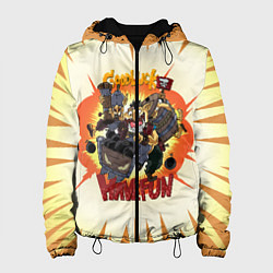 Куртка с капюшоном женская Techies габен - Have Fun!, цвет: 3D-черный