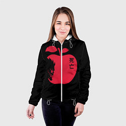 Куртка с капюшоном женская Яблоко Рюка, цвет: 3D-белый — фото 2