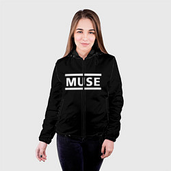 Куртка с капюшоном женская MUSE, цвет: 3D-черный — фото 2
