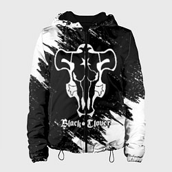 Куртка с капюшоном женская ЧЁРНЫЙ КЛЕВЕР, цвет: 3D-черный