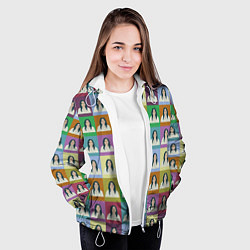 Куртка с капюшоном женская Billie Eilish, цвет: 3D-белый — фото 2