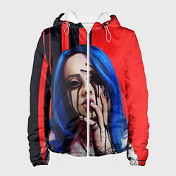 Куртка с капюшоном женская Billie Eilish: Demon, цвет: 3D-белый