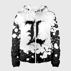 Куртка с капюшоном женская L letter snow, цвет: 3D-белый
