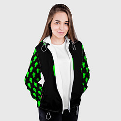 Куртка с капюшоном женская BILLIE EILISH, цвет: 3D-белый — фото 2