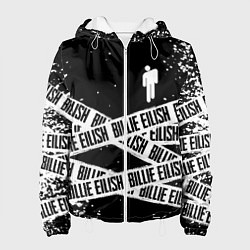 Куртка с капюшоном женская BILLIE EILISH: Black Tape, цвет: 3D-белый