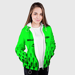 Куртка с капюшоном женская Billie Eilish: Green Autograph, цвет: 3D-белый — фото 2