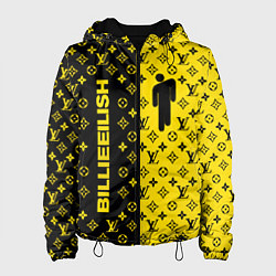 Куртка с капюшоном женская BILLIE EILISH x LV Yellow, цвет: 3D-черный