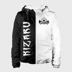 Куртка с капюшоном женская KIZARU, цвет: 3D-белый