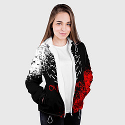 Куртка с капюшоном женская Overlord, цвет: 3D-белый — фото 2